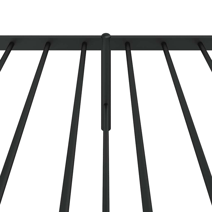 Cadru de pat din metal cu tăblie, negru, 100x200 cm - WALTI WALTI