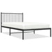 Cadru de pat din metal cu tăblie, negru, 107x203 cm - WALTI WALTI
