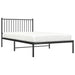 Cadru de pat din metal cu tăblie, negru, 107x203 cm - WALTI WALTI