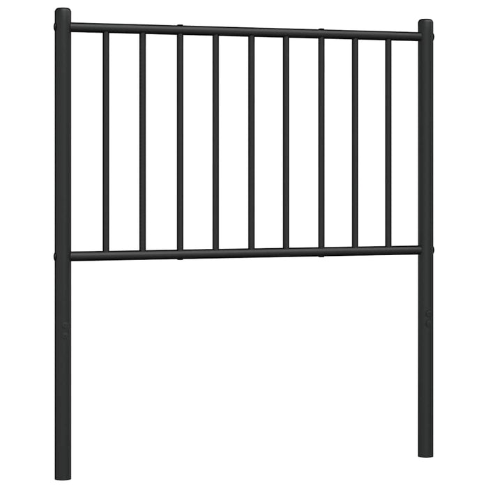 Tăblie de pat de schimb metalică, negru, 75 cm WALTI