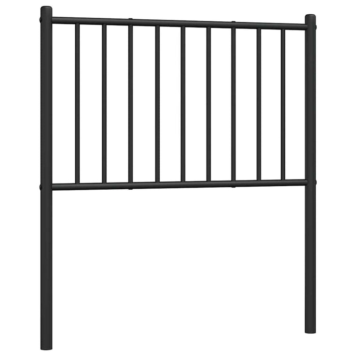 Tăblie de pat de schimb metalică, negru, 75 cm WALTI