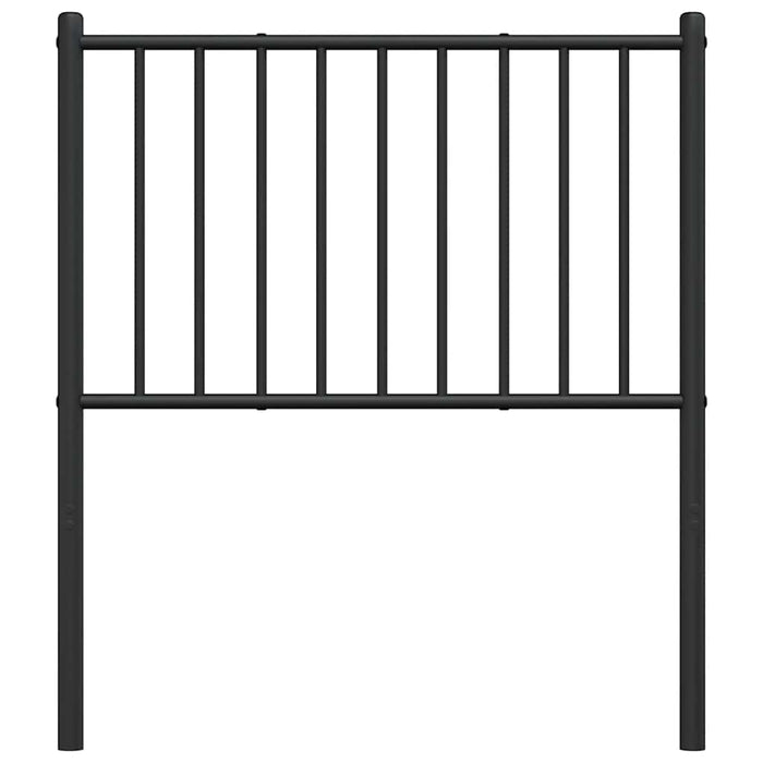 Tăblie de pat de schimb metalică, negru, 75 cm WALTI