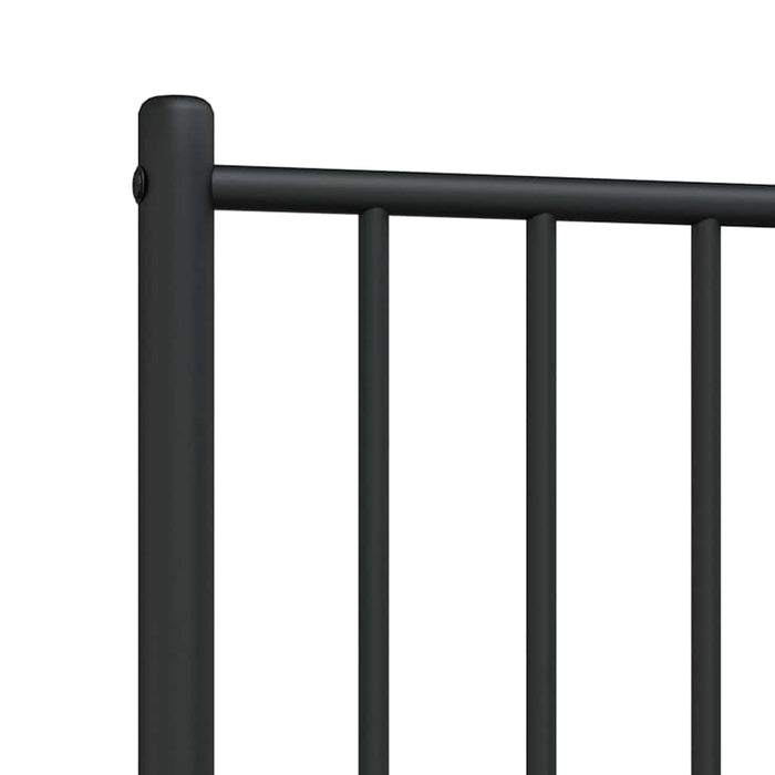 Tăblie de pat de schimb metalică, negru, 75 cm WALTI