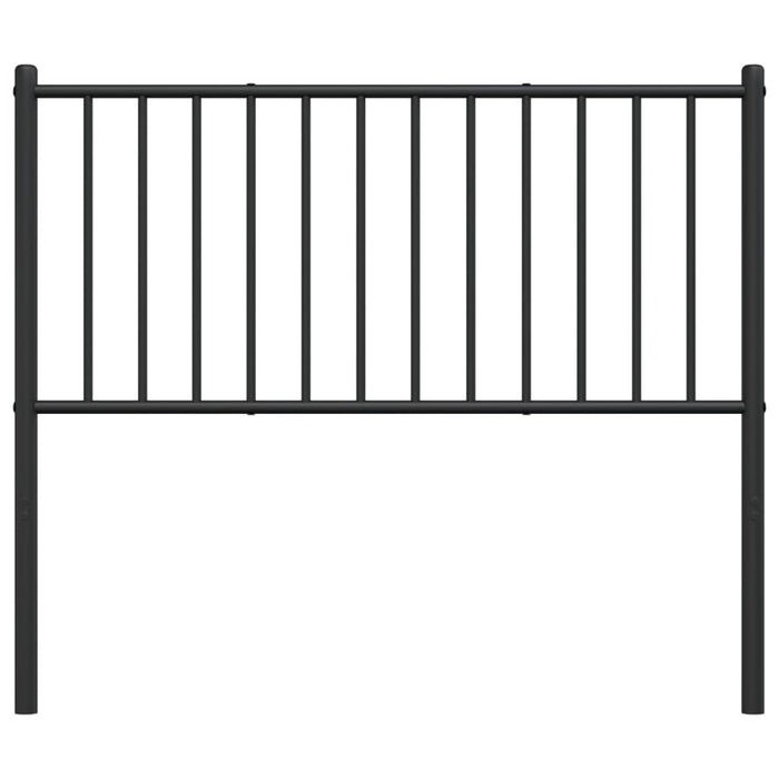 Tăblie de pat metalică, negru, 100 cm - WALTI WALTI