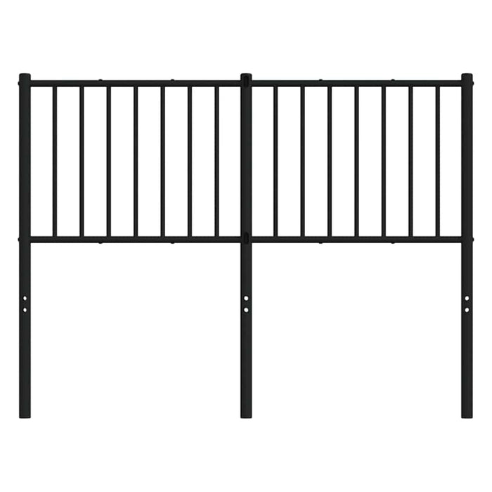 Tăblie de pat de schimb metalică, negru, 120 cm WALTI