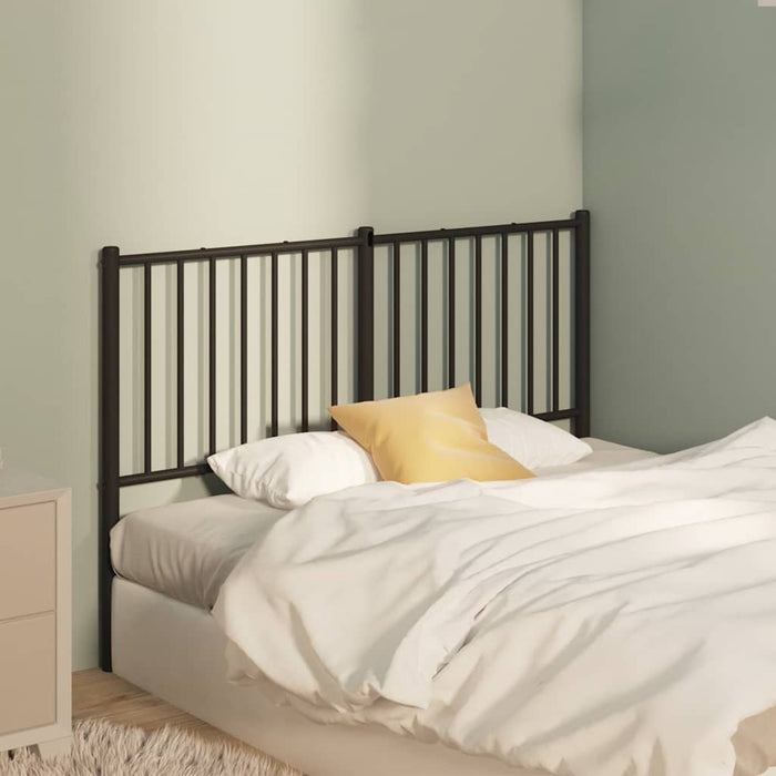 Tăblie de pat de schimb metalică, negru, 120 cm WALTI