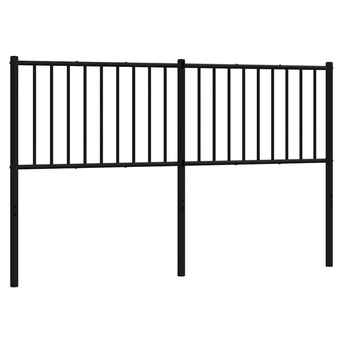 Tăblie de pat de schimb metalică, negru, 160 cm WALTI