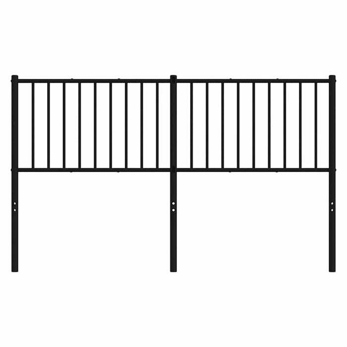 Tăblie de pat de schimb metalică, negru, 160 cm WALTI