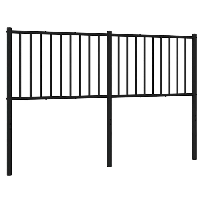 Tăblie de pat de schimb metalică, negru, 160 cm WALTI