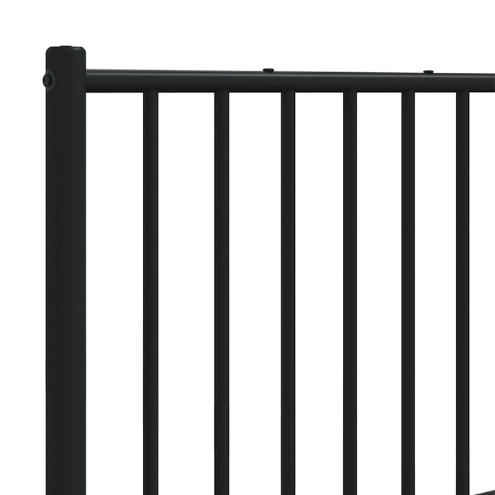 Tăblie de pat de schimb metalică, negru, 160 cm WALTI