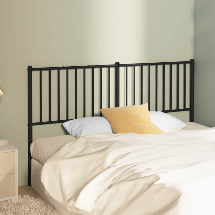 Tăblie de pat de schimb metalică, negru, 160 cm WALTI