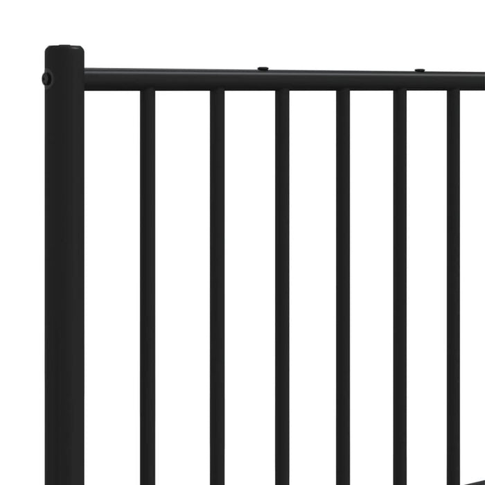 Tăblie de pat metalică, negru, 180 cm - WALTI WALTI
