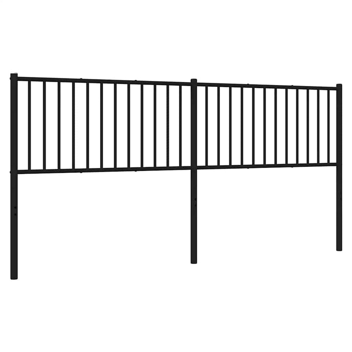 Tăblie de pat de schimb metalică, negru, 193 cm WALTI