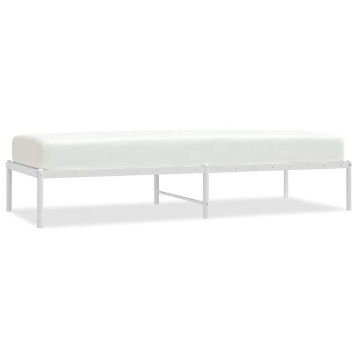 Cadru pat metalic, alb, 75x190 cm - WALTI WALTI