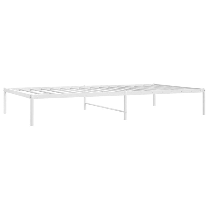 Cadru pat metalic, alb, 75x190 cm - WALTI WALTI