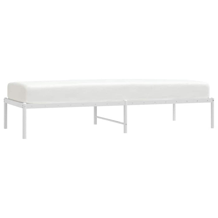 Cadru pat metalic, alb, 75x190 cm - WALTI WALTI