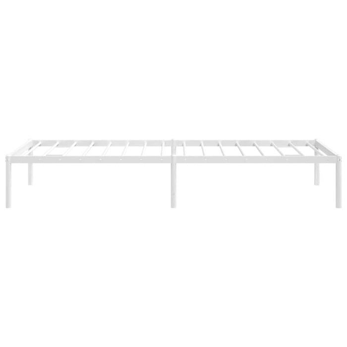 Cadru pat metalic, alb, 75x190 cm - WALTI WALTI