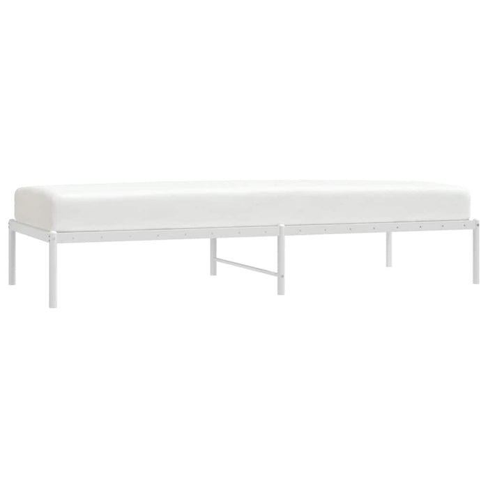 Cadru pat metalic, alb, 80x200 cm - WALTI WALTI