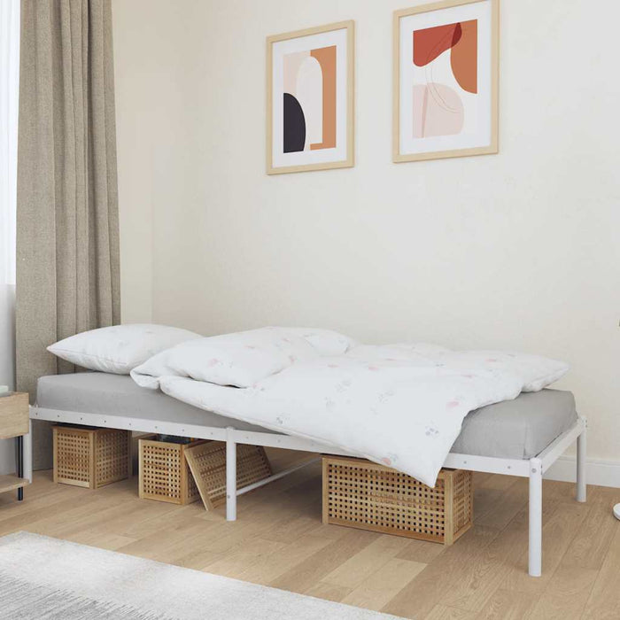 Cadru pat metalic, alb, 80x200 cm - WALTI WALTI