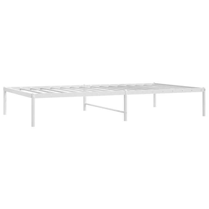 Cadru pat metalic, alb, 100x190 cm - WALTI WALTI