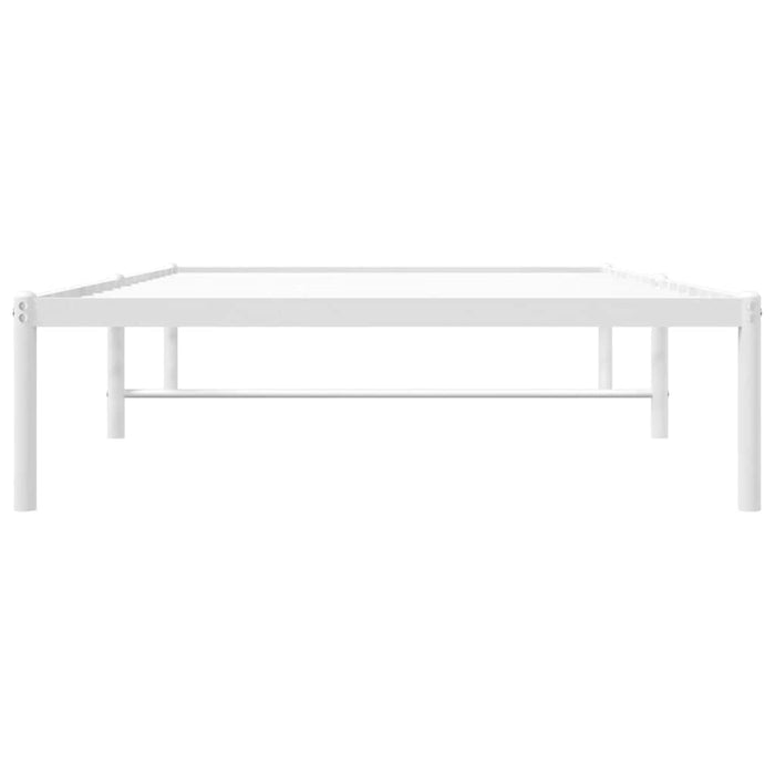 Cadru pat metalic, alb, 100x190 cm - WALTI WALTI