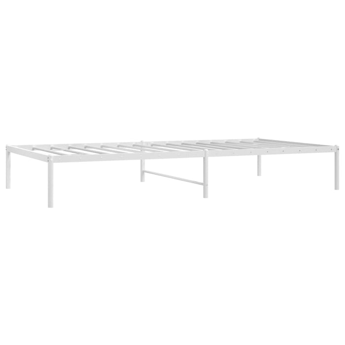 Cadru pat metalic, alb, 100x200 cm - WALTI WALTI