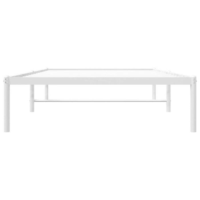 Cadru pat metalic, alb, 100x200 cm - WALTI WALTI