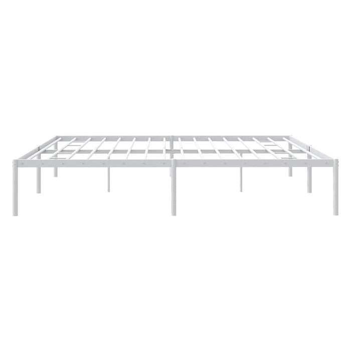 Cadru pat metalic, alb, 183x213 cm - WALTI WALTI