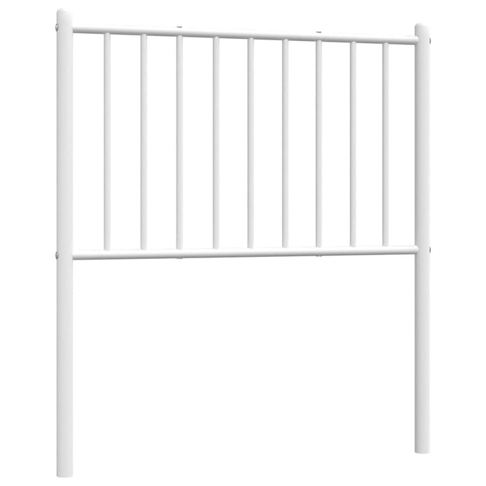 Tăblie de pat de schimb metalică, alb, 75 cm WALTI