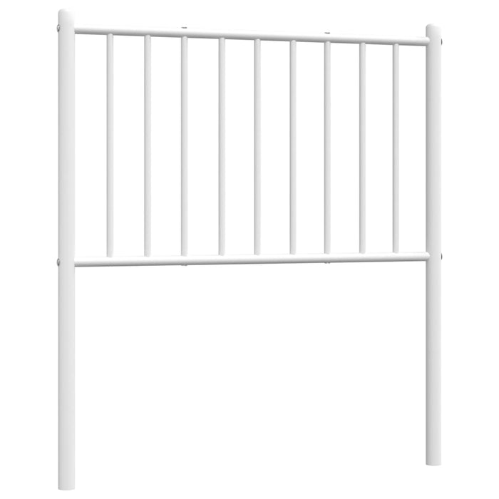 Tăblie de pat de schimb metalică, alb, 80 cm WALTI