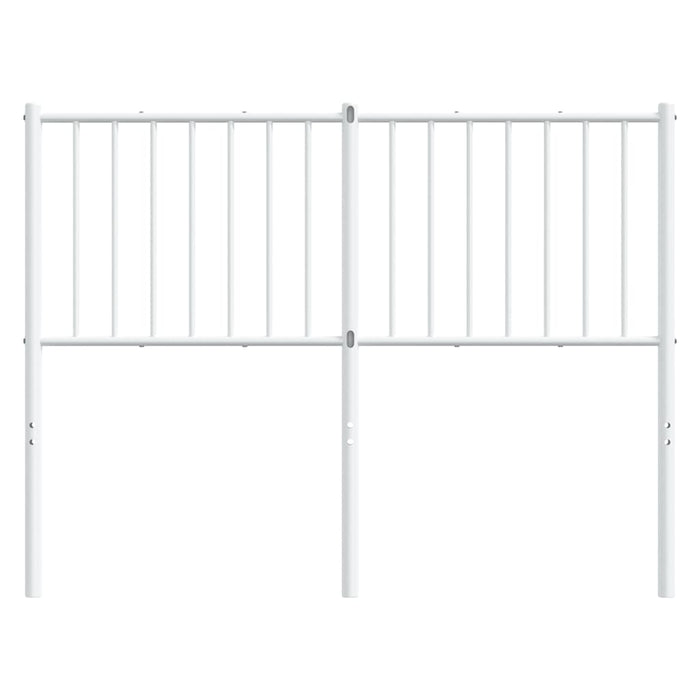 Tăblie de pat de schimb metalică, alb, 120 cm WALTI