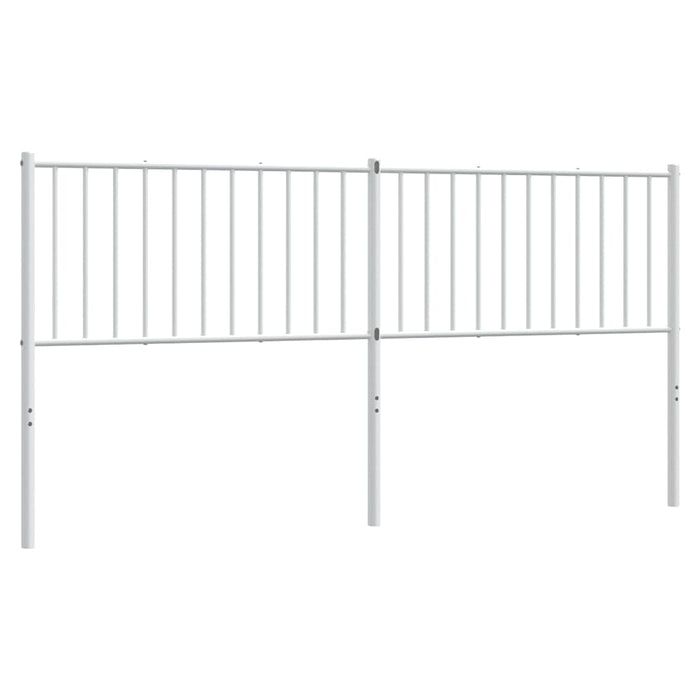 Tăblie de pat de schimb metalică, alb, 180 cm WALTI