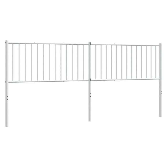 Tăblie de pat de schimb metalică, alb, 200 cm WALTI