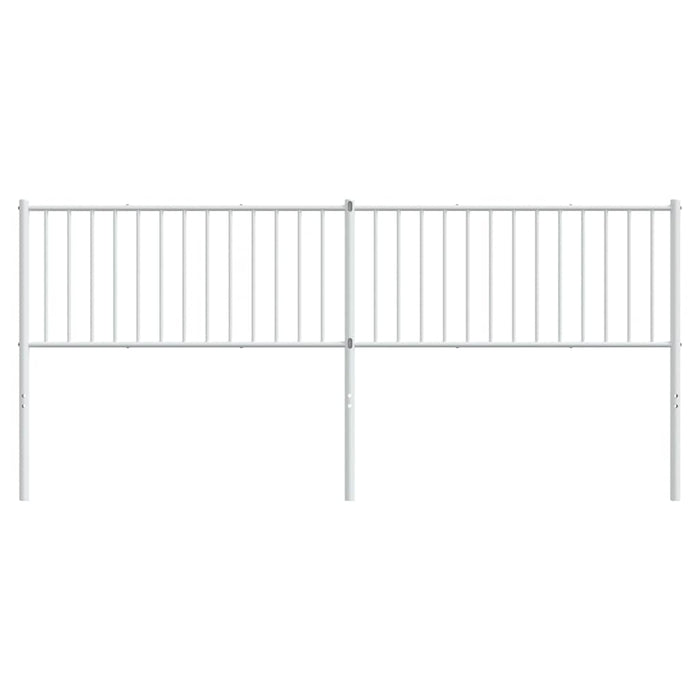 Tăblie de pat de schimb metalică, alb, 200 cm WALTI