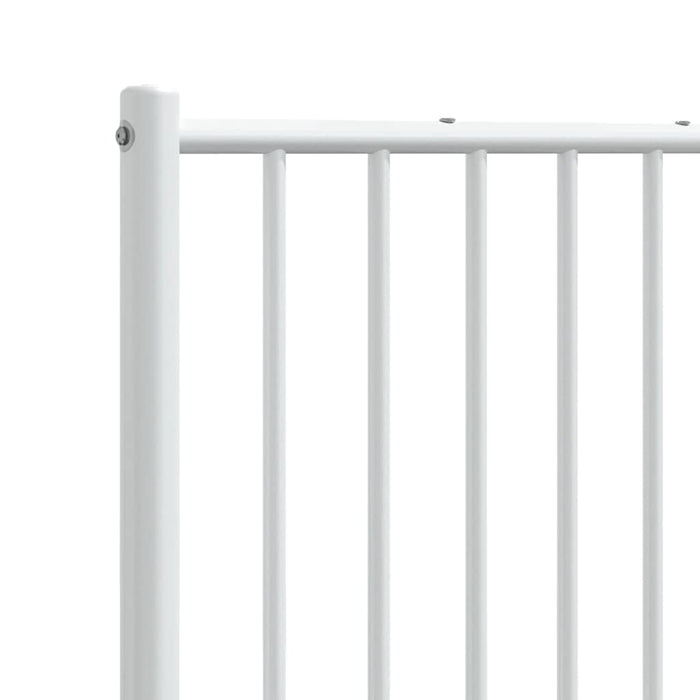 Tăblie de pat de schimb metalică, alb, 200 cm WALTI