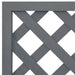 Jardiniere cu spalier, 2 buc., gri, 65x33x135 cm, WPC - WALTI WALTI