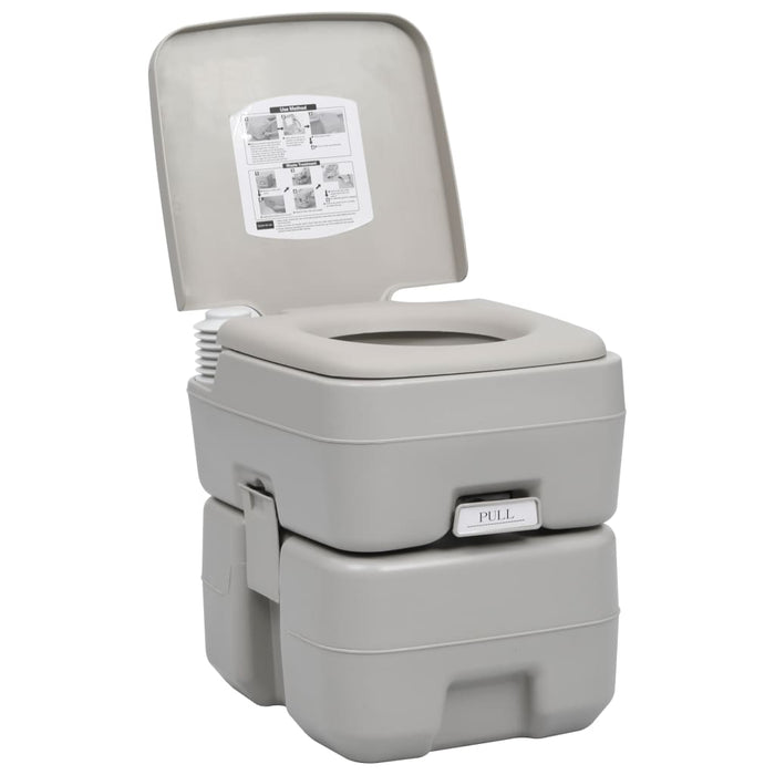 Set portabil cu toaletă și lavoar pentru camping WALTI