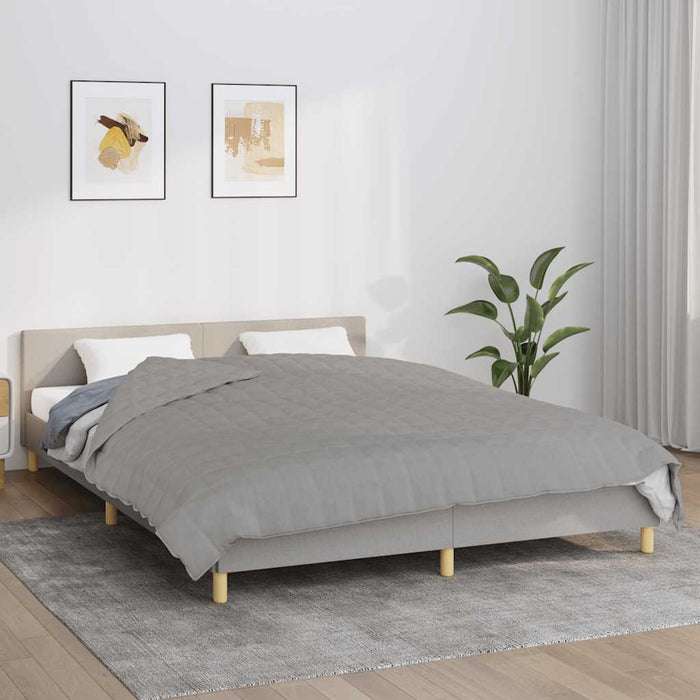 Pătură anti-stres, gri, 200x220 cm, 13 kg, material textil - WALTI WALTI