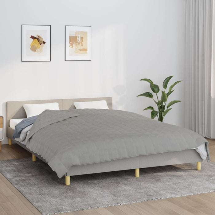 Pătură anti-stres, gri, 200x230 cm, 13 kg, material textil - WALTI WALTI