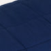 Pătură anti-stres, albastru, 135x200 cm, 10 kg, textil - WALTI WALTI