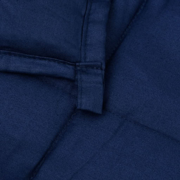 Pătură anti-stres, albastru, 135x200 cm, 10 kg, textil - WALTI WALTI