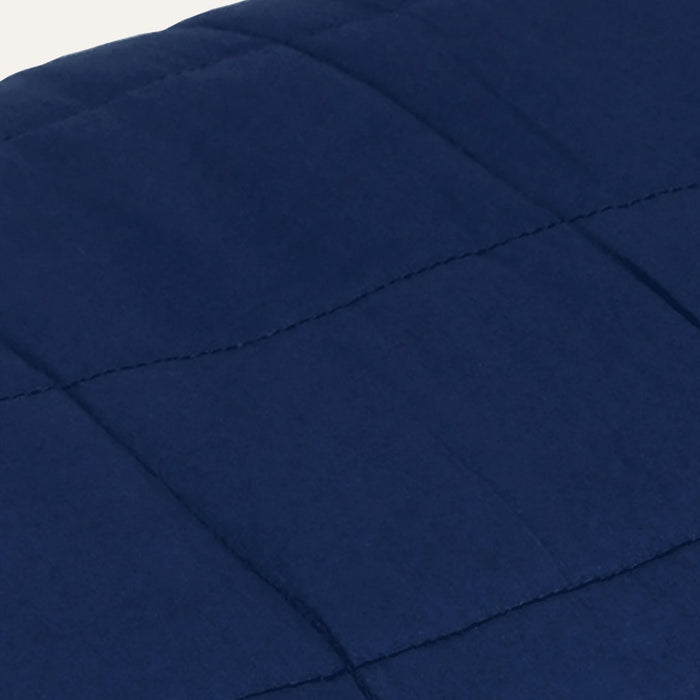 Pătură anti-stres, albastru, 137x200 cm, 10 kg, textil - WALTI WALTI