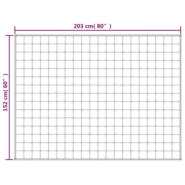 Pătură grea, albastru, 152x203 cm, 11 kg, textil - WALTI WALTI