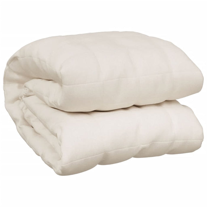 Pătură grea, crem deschis, 122x183 cm, 9 kg, material textil - WALTI WALTI