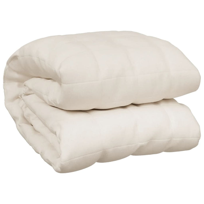 Pătură grea, crem deschis, 137x200 cm, 6 kg, material textil - WALTI WALTI