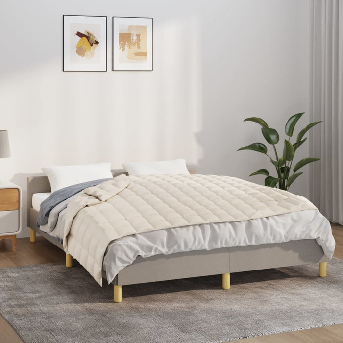 Pătură grea, crem deschis, 137x200 cm, 6 kg, material textil - WALTI WALTI