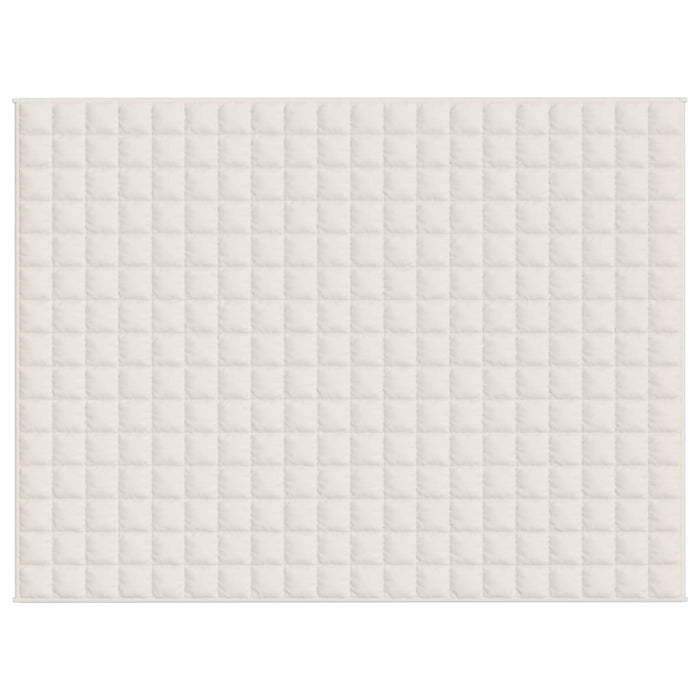 Pătură grea, crem deschis, 152x203 cm, 7 kg, material textil - WALTI WALTI