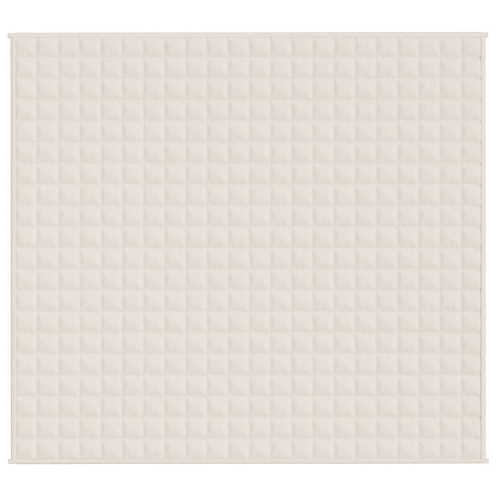 Pătură grea, crem deschis, 200x220 cm, 9 kg, material textil - WALTI WALTI