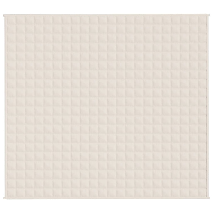Pătură grea, crem deschis, 200x230 cm, 9 kg, material textil - WALTI WALTI