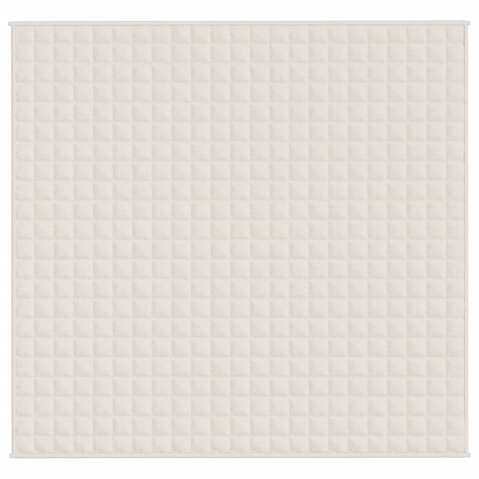 Pătură grea, crem deschis, 220x240 cm, 11 kg, material textil - WALTI WALTI